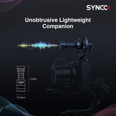 Synco mikro videomikrofon shotgun till DSLR-kamera