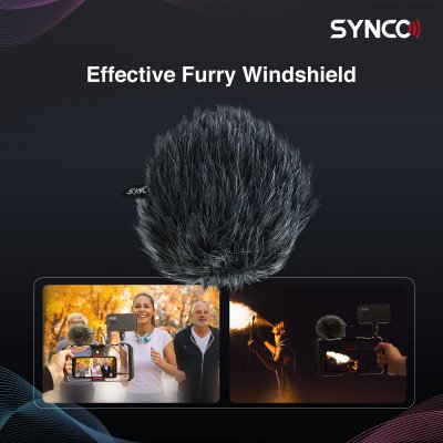 Synco mikro videomikrofon shotgun til kamera DSLR