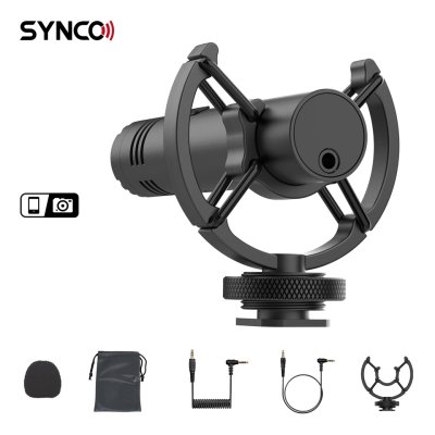 Synco ultra kompakt shotgun mikrofon til kamera