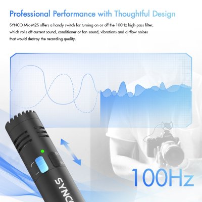 Synco ultra compakt shotgun mikrofon til kamera