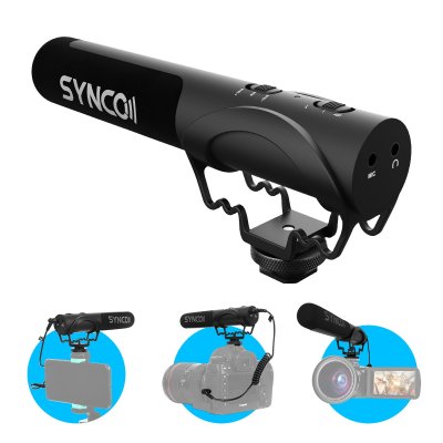 Synco kompakt mikrofon til DSLR kamera