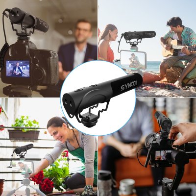 Synco kompakt mikrofon till DSLR-kamera