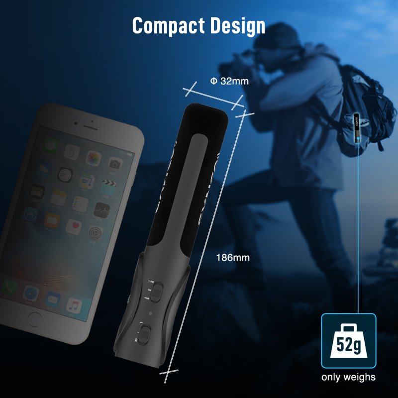 Synco kompakt mikrofon til DSLR kamera