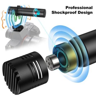 Synco mikro videomikrofon shotgun til kamera DSLR