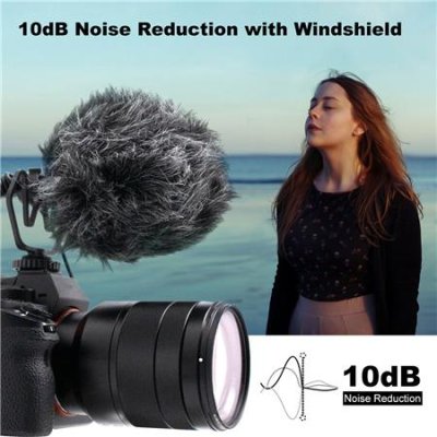 Synco mikro videomikrofon shotgun til kamera DSLR