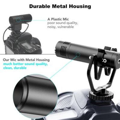 Synco mikro videomikrofon shutgun til kamera DSLR