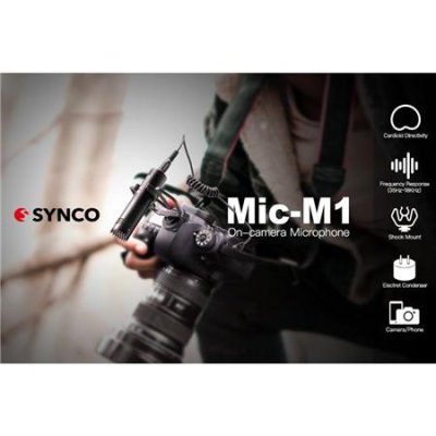 Synco mikro videomikrofon shutgun til kamera DSLR