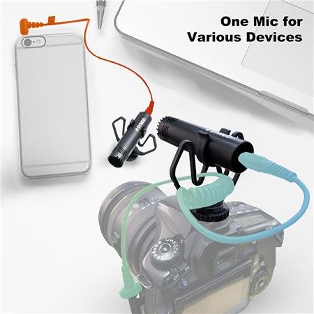 Synco mikro video mikrofon shotgun til kamera DSLR