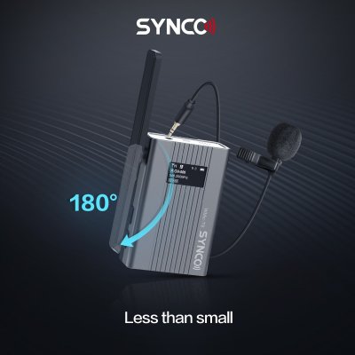 Synco tr�dl�st mikrofons�t 2 TX / 1 RX UHF 525 MHz-539.7 MHz