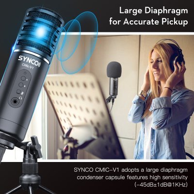 Synco USB Studio stormembran mikrofon