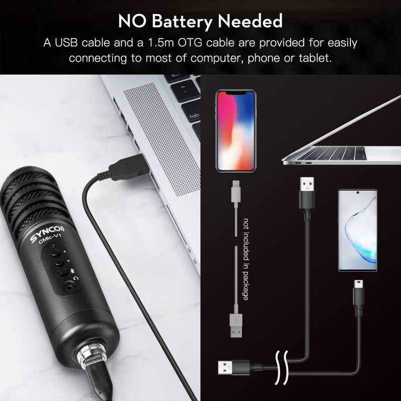 Synco USB Studio stormembran mikrofon