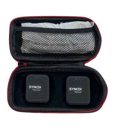 Synco tr�dl�st mikrofon s�t til interview (1 TX + 1 RX) med 