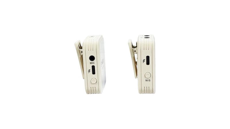 Synco trdlst mikrofon st til interview (1 TX + 1 RX), Hvid