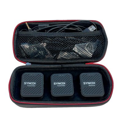 Synco tr�dl�st mikrofon s�t til interview (2 TX + 1 RX) med 