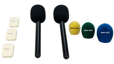 Synco trdlst mikrofon st til interview (2 TX + 1 RX) med 