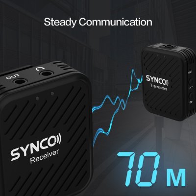 Synco tr�dl�s mikrofon s�t til interview (2 TX + 1 RX) med 