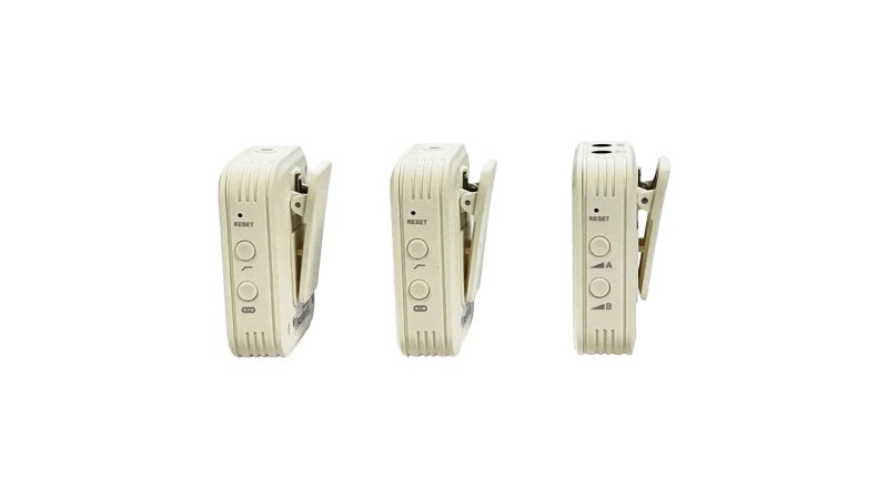 Synco trdlst mikrofon st til interview (2 TX + 1 RX), hvid