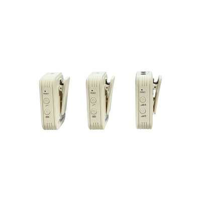 Synco tr�dl�st mikrofon s�t til interview (2 TX + 1 RX), hvid