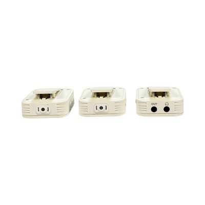 Synco tr�dl�st mikrofon s�t til interview (2 TX + 1 RX), hvid