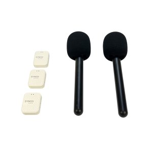 Synco trdls mikrofon st til interview (2 TX + 1 RX), hvid