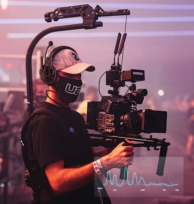 Synco trdls intercom st Dobbelt-re, med 9 styk headset, Sort