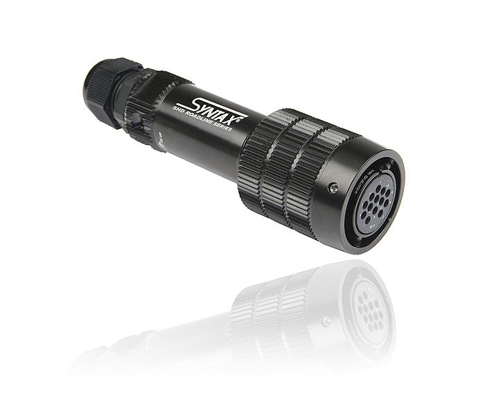 Syntax 13-pin hun HD multikontakt til kabel = 6-12mm