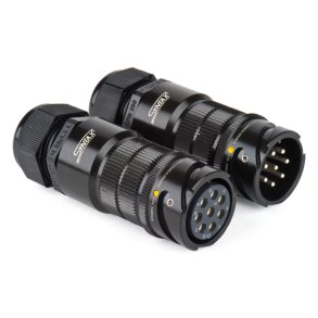 Syntax speakerstik u/l�s 8 pol hun kabel �=11-21mm IP67