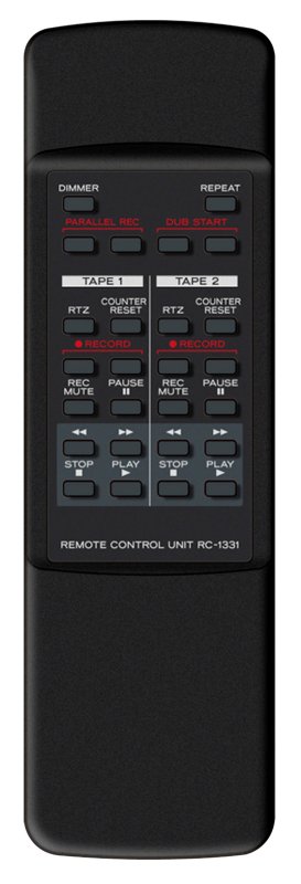 Tascam 202mkVII dobbelt cassette-recorder