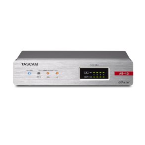 Tascam AE-4 AES/EBU Dante converter 2in / 2 out, XLR