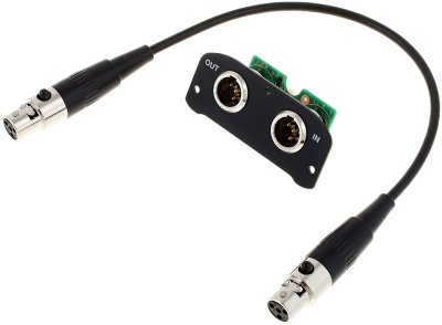 Tascam DR-10C serie jack adapter til Shure mikrofon