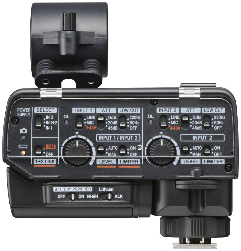 Tascam CA-XLR2D mikrofonadapter til kamera, Analog input