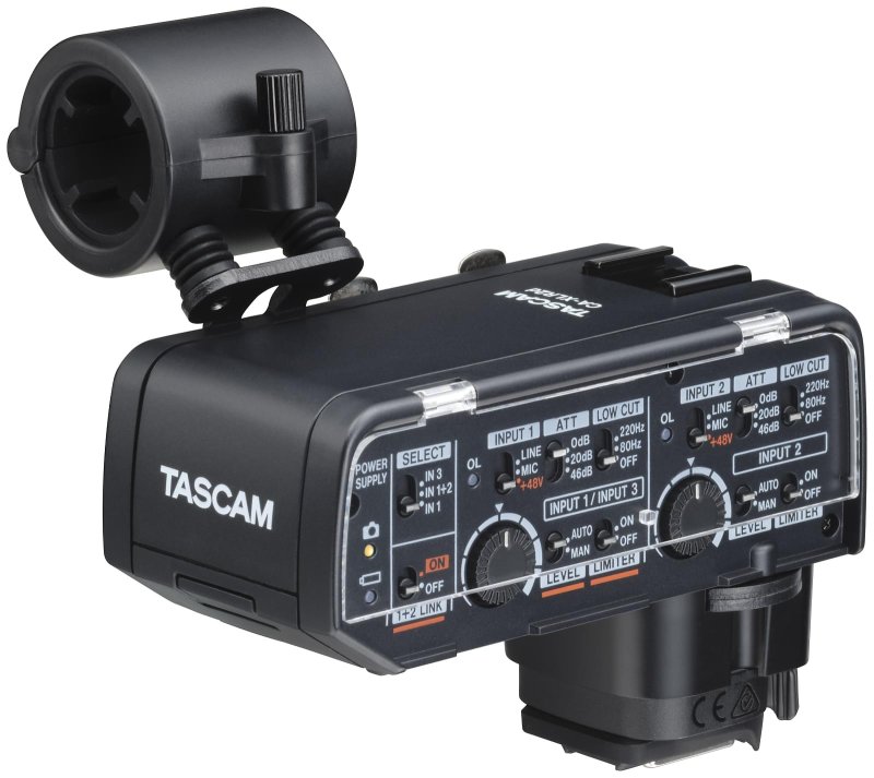 Tascam CA-XLR2D mikrofonadapter til kamera, Canon