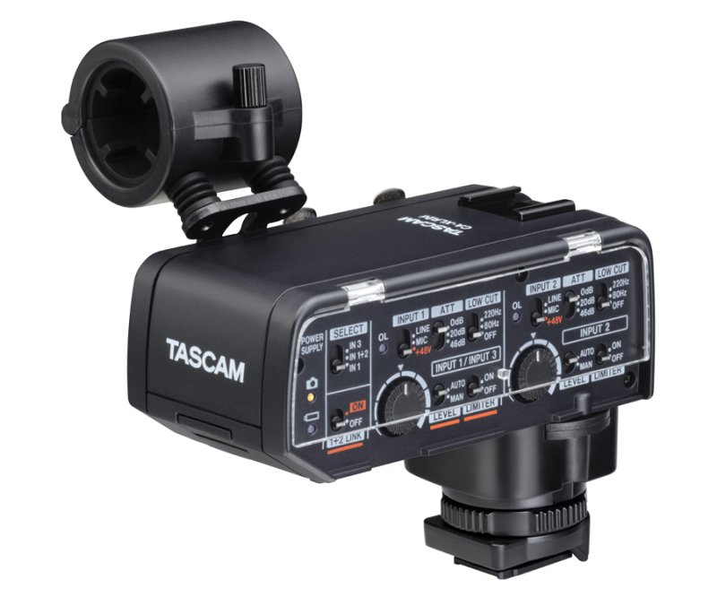 Tascam CA-XLR2N mikrofonadapter til kamera, Nikon ZR