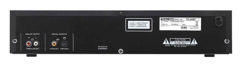 Tascam CD-200BT CD afspiller med Bluetooth