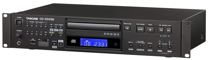 Tascam CD-200SB CD og harddisk afspiller