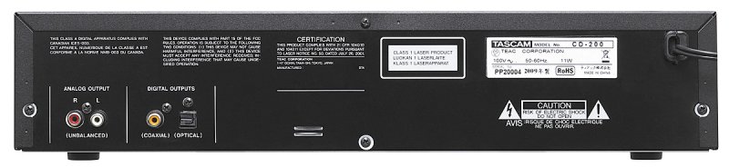 Tascam CD-200 CD afspiller