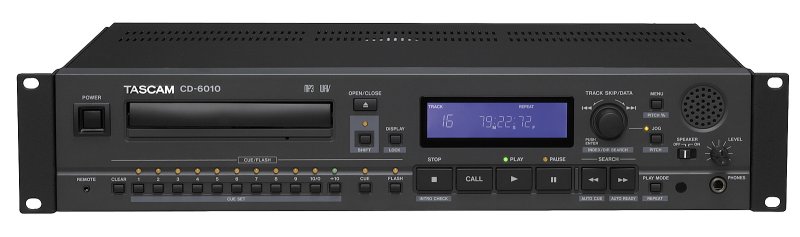 Tascam CD-6010 CD afspiller MP3/WAW 20 track