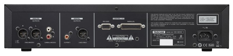 Tascam CD-6010 CD afspiller MP3/WAW 20 track