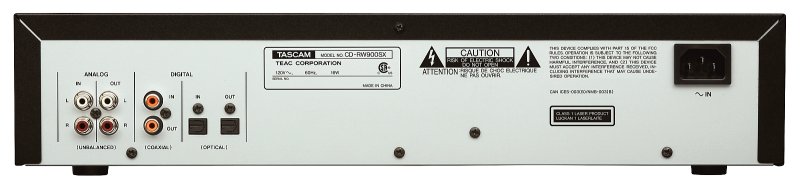 Tascam CD-RW900sx Audio CD recorder CD-R og CD-RW