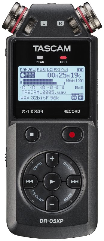Tascam DR-05XP hndholdt optager, diktafon