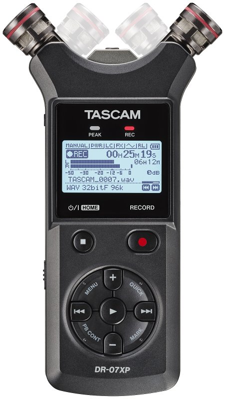 Tascam DR-07XP hndholdt optager, diktafon