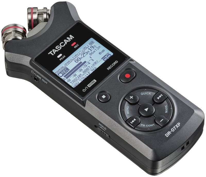 Tascam DR-07XP hndholdt optager, diktafon