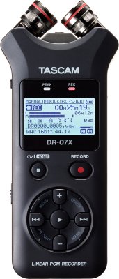 Tascam DR-07X h�ndholdt optager, diktafon