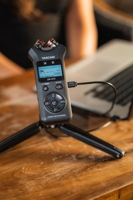 Tascam DR-07X h�ndholdt optager, diktafon