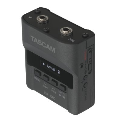 Tascam DR-10CH recorder til Shure lavalier