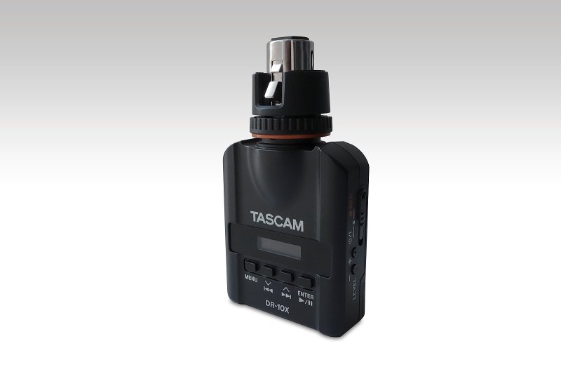 Tascam DR-10X audiorecorder til XLR dynamisk mikrofon