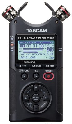 Tascam DR-40X h�ndholdt optager, diktafon