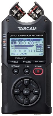 Tascam DR-40X h�ndholdt optager, diktafon