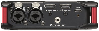 Tascam 4-kanals audio recorder HDMI timecode