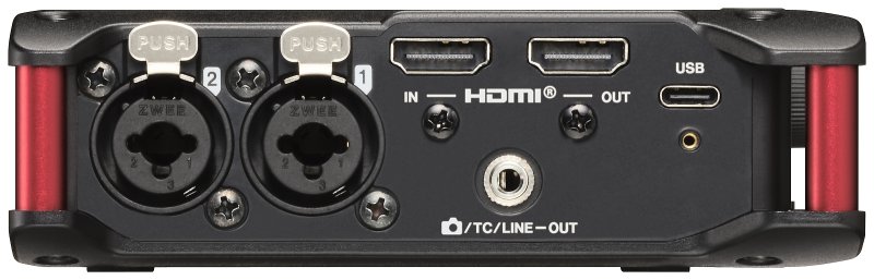 Tascam 4-kanals audio recorder HDMI timecode